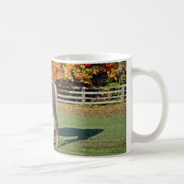 autumn Paint Horse in pasture Coffee Mug (Right)