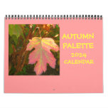 &quot;autumn Palette&quot; 2024 Calendar at Zazzle