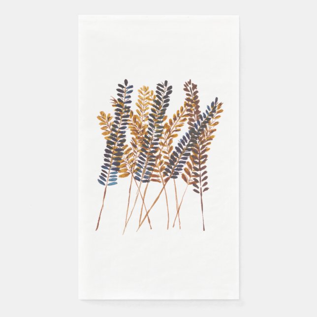 Autumn Paper Guest Towel (Front)