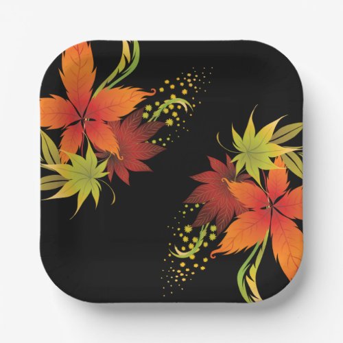 Autumn Paper Plate