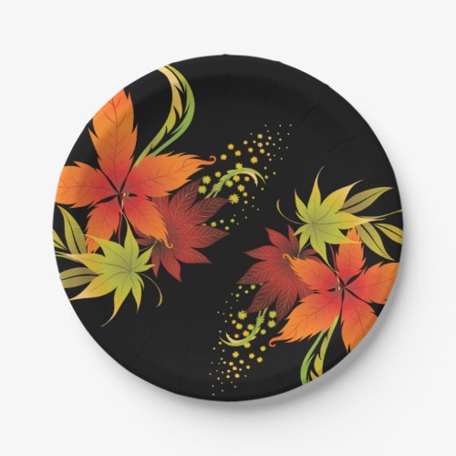 Autumn Paper Plate