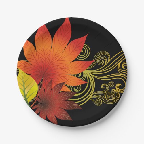 Autumn Paper Plate