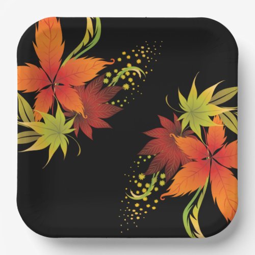 Autumn Paper Plate