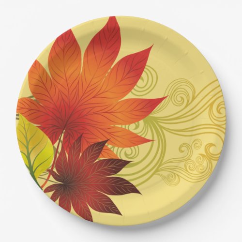 Autumn Paper Plate