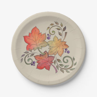 Autumn Paper Plates