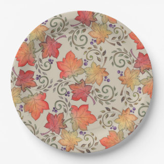 Autumn Paper Plates