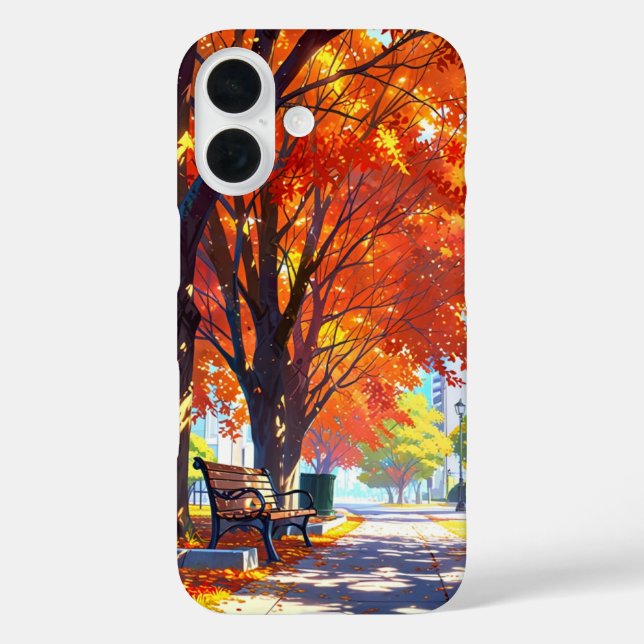 Autumn Park Tranquility Case-Mate iPhone Case (Back)