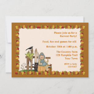 Autumn Party Invitation