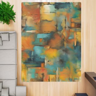 Autumn Patchwork Abstract
