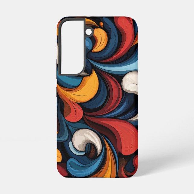 Autumn Patchwork Samsung Galaxy Case (Back)