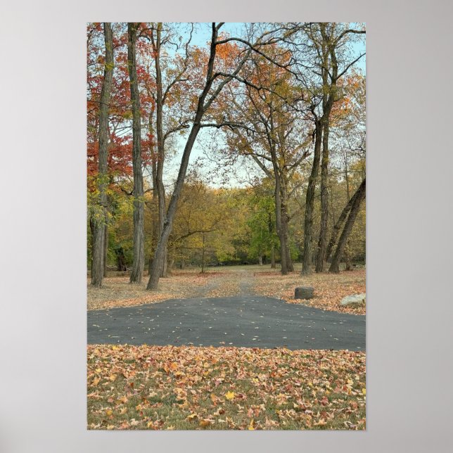 Autumn Pathway Poster  (Front)