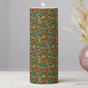 Autumn Patterm Pillar Candle