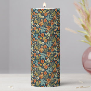 Autumn Patterm Pillar Candle