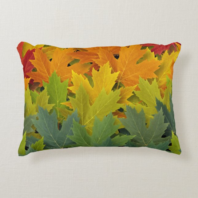 Autumn Pattern 2 Accent Pillow (Front)