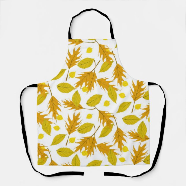 Autumn pattern apron (Front)