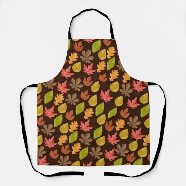 Autumn pattern apron (Front)