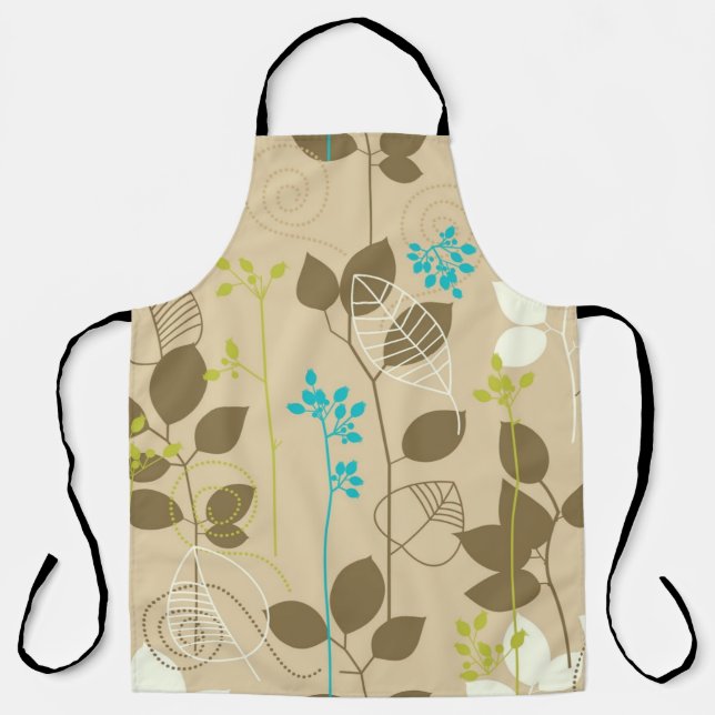 Autumn pattern apron (Front)