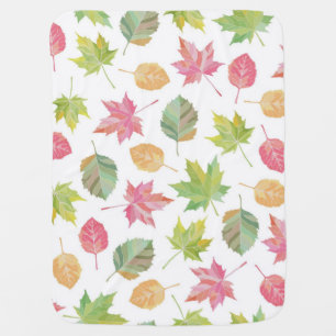 Autumn pattern baby blanket