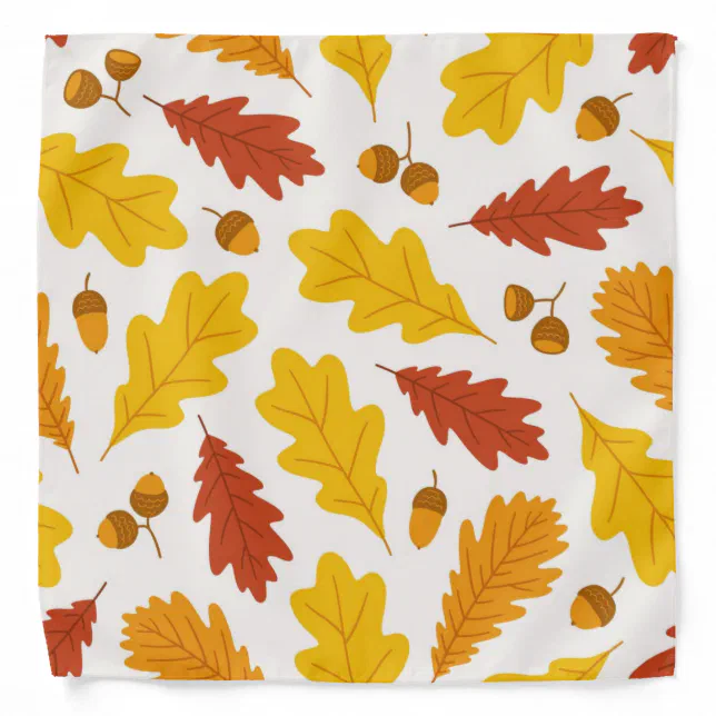 Autumn pattern bandana | Zazzle