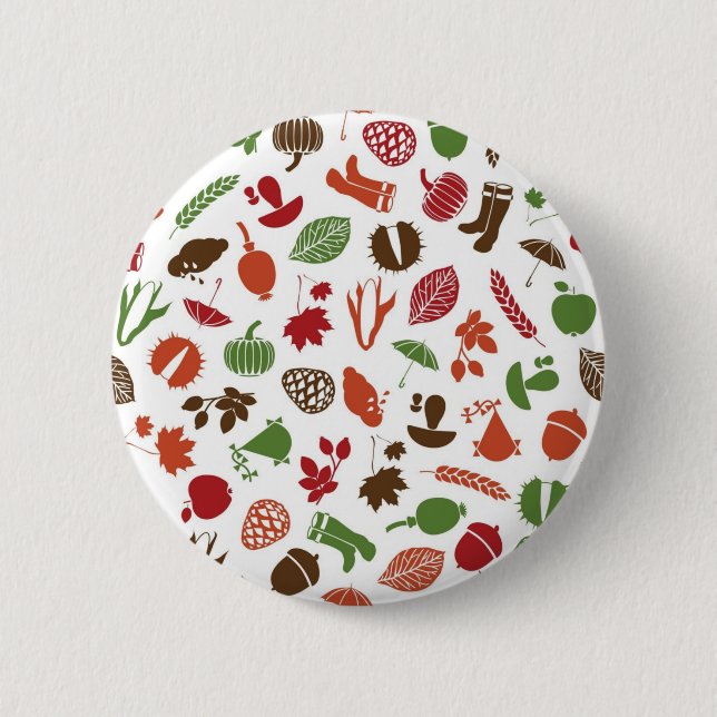 Autumn pattern button (Front)