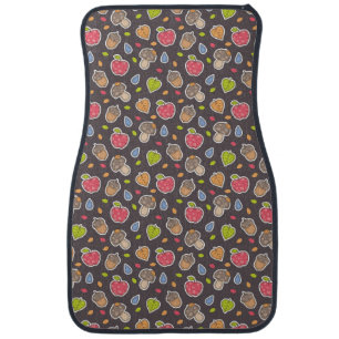 autumn pattern car mat