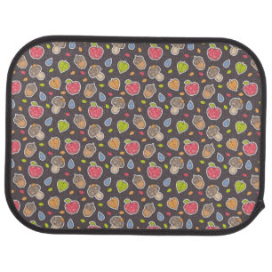 autumn pattern car mat