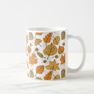 Autumn pattern coffee mug