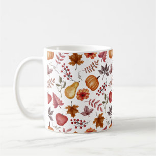 Autumn Pattern Coffee Mug
