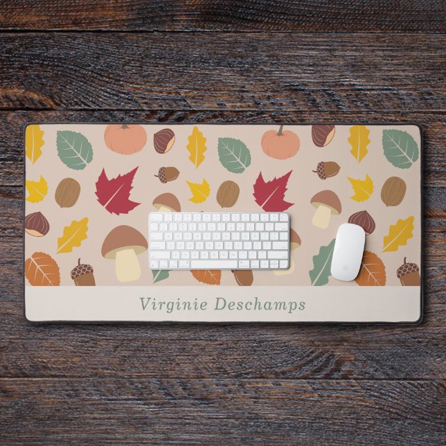 Autumn Pattern Desk Mat (Autumn Pattern Desk Mat)