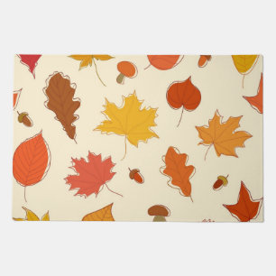 Autumn pattern doormat