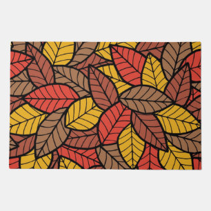 Autumn pattern doormat
