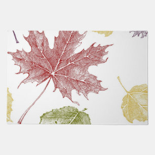 Autumn pattern doormat