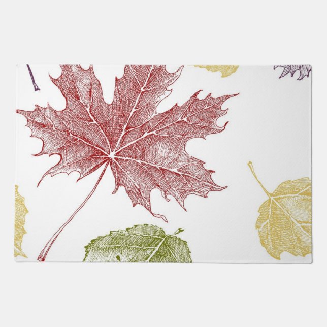 Autumn pattern doormat (Front)