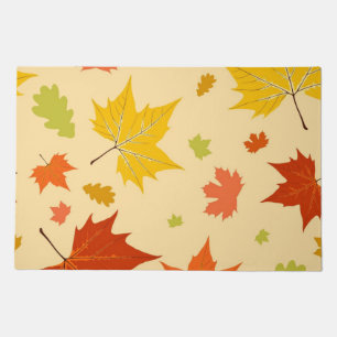 Autumn pattern doormat