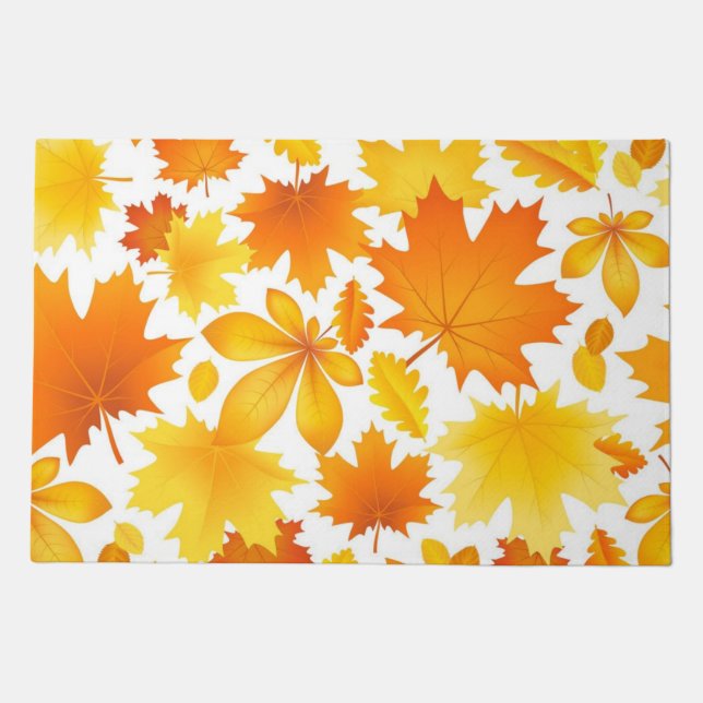 Autumn pattern doormat (Front)