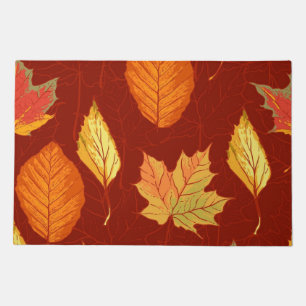 Autumn pattern doormat
