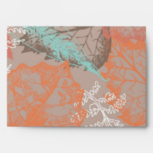 Autumn pattern envelope