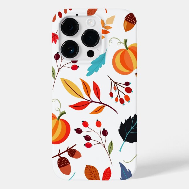 Autumn Pattern Fall Case-Mate iPhone Case (Back)