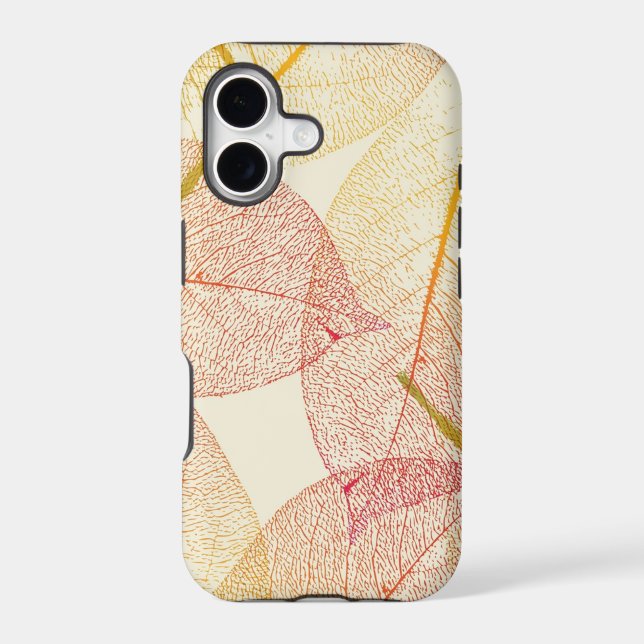 Autumn pattern iphone case (Back)