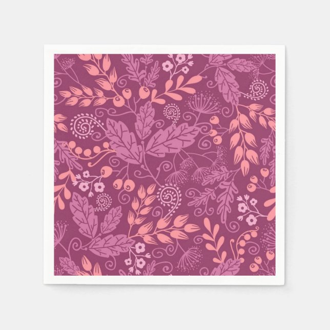 Autumn pattern napkins (Front)