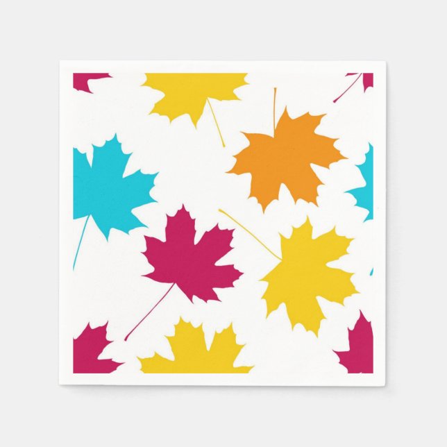Autumn pattern napkins (Front)