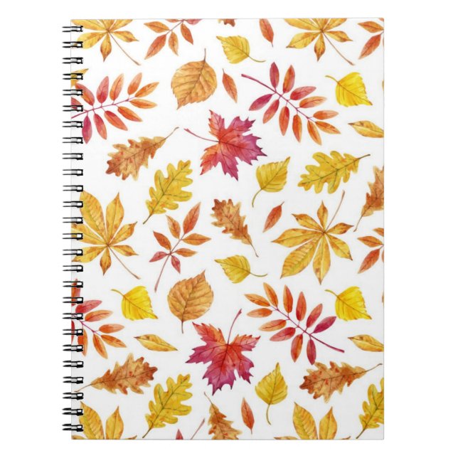 Autumn pattern notebook (Front)