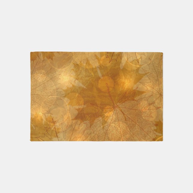 Autumn pattern outdoor rug (Front)