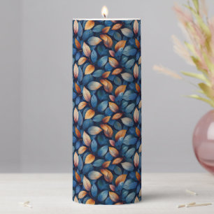 Autumn Pattern Pillar Candle