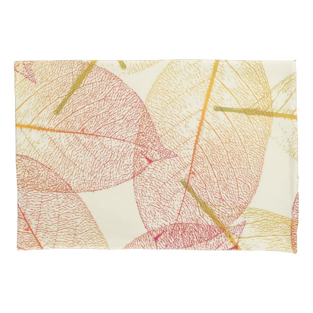 Autumn pattern pillow case (Front)