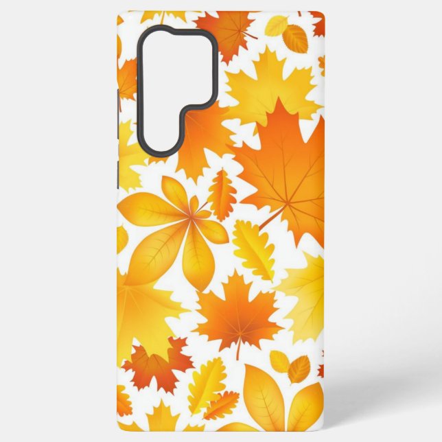 Autumn pattern samsung galaxy case (Back)