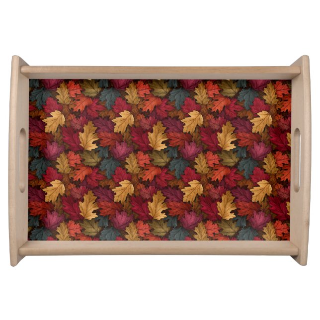 Autumn Pattern Serving Tray (Front)