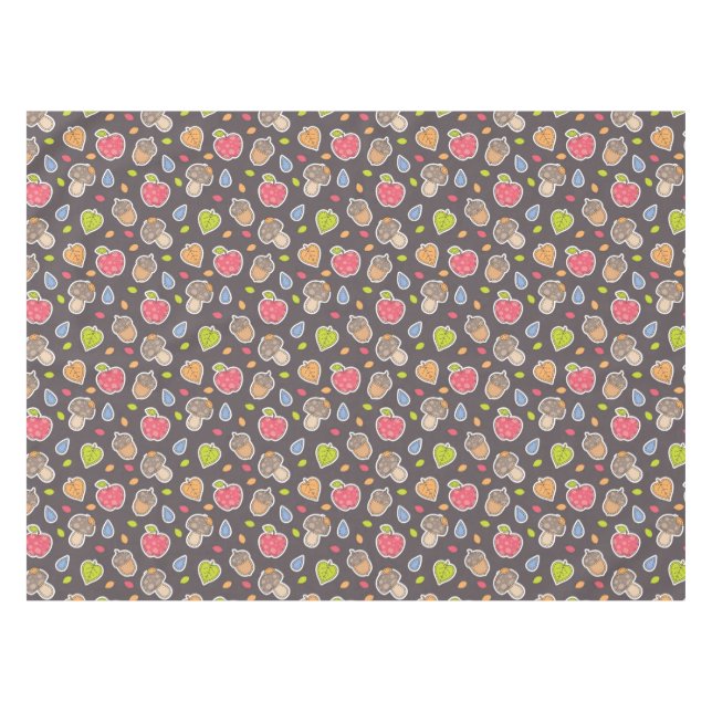 autumn pattern tablecloth (Front (Horizontal))
