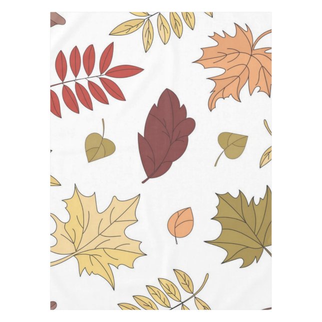 Autumn pattern tablecloth (Front)