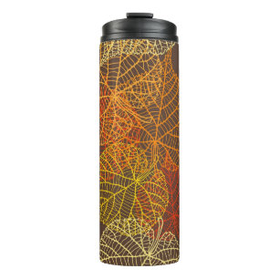 Autumn pattern thermal tumbler